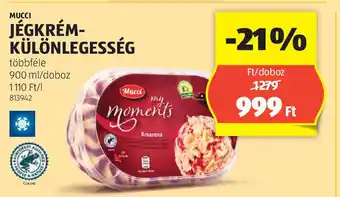 ALDI Mucci Jégkrém- különlegesség ajánlat