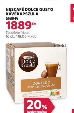 Rossmann Nescafé dolce gusto kávékapszula ajánlat