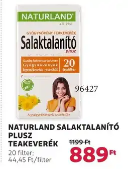 Rossmann Naturland salaktalanító plusz teakeverék ajánlat