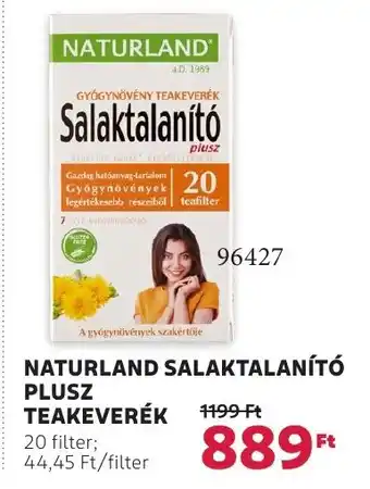 Rossmann Naturland salaktalanító plusz teakeverék ajánlat