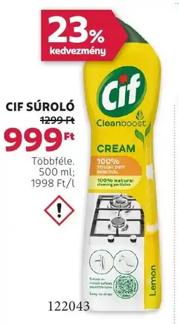 Rossmann Cif súroló ajánlat