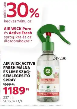 Rossmann Air wick active fresh málna stb. ajánlat