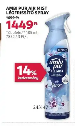 Rossmann Ambi pur air mist légfrissítő spray ajánlat