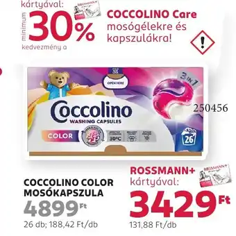 Rossmann Coccolino color mosókapszula ajánlat