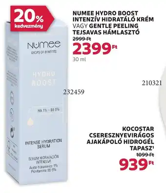 Rossmann Numee hydro boost intenzív hidratáló krém stb. ajánlat