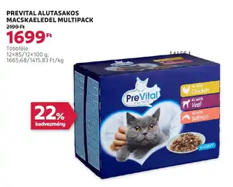 Rossmann Prevital alutasakos macskaeledel multipack ajánlat