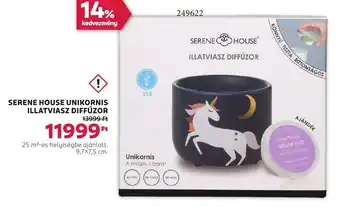 Rossmann Serene house unikornis illatviasz diffúzor ajánlat