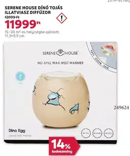 Rossmann Serene house dínó tojás illatviasz diffúzor ajánlat