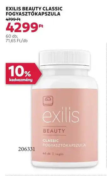 Rossmann Exilis beauty classic fogyasztókapszula ajánlat