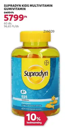 Rossmann Supradyn kids multivitamin gumivitamin ajánlat