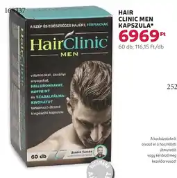 Rossmann Hair clinic men kapszula ajánlat