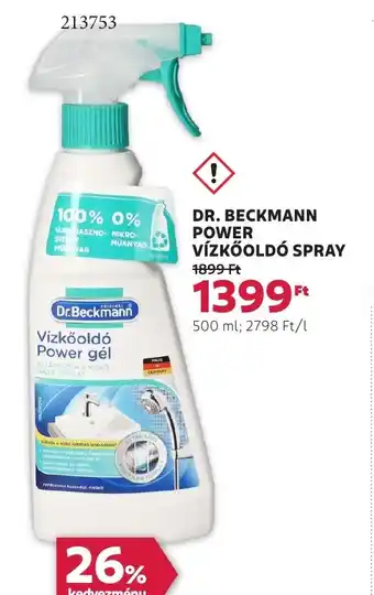 Rossmann Dr. beckmann power vízkőoldó spray ajánlat