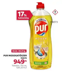 Rossmann Pur mosogatószer ajánlat