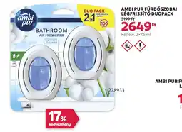 Rossmann Ambi pur fürdőszobai légfrissítő duopack ajánlat