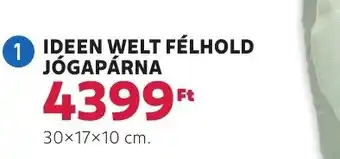 Rossmann Ideen welt félhold jógapárna ajánlat