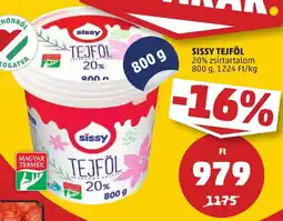 PENNY Sissy tejföl ajánlat