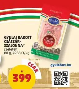 PENNY Gyulai rakott császár- szalonna ajánlat