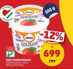 PENNY Sissy krémjoghurt ajánlat