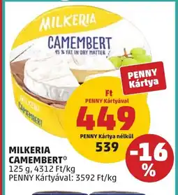 PENNY Milkeria camembert ajánlat