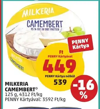 PENNY Milkeria camembert ajánlat