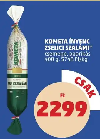 PENNY Kometa ínyenc zselici szalámi ajánlat