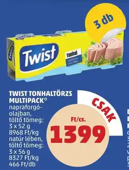 PENNY Twist tonhaltörzs multipack ajánlat