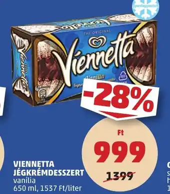 PENNY Viennetta jégkrémdesszert ajánlat