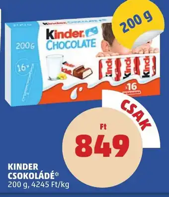 PENNY Kinder csokoládé ajánlat