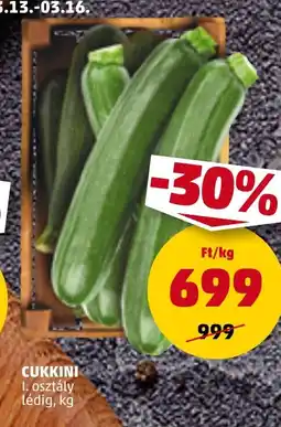 PENNY Cukkini ajánlat