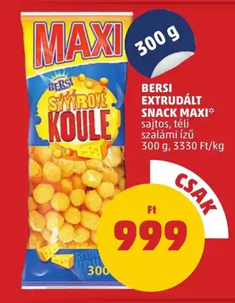 PENNY Bersi extrudált snack maxi ajánlat