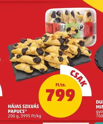 PENNY Hájas szilvás papucs ajánlat