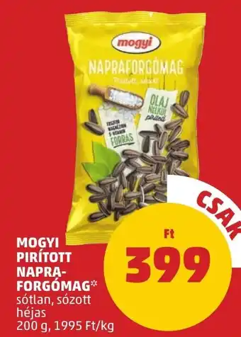 PENNY Mogyi pirított napra- forgómag ajánlat