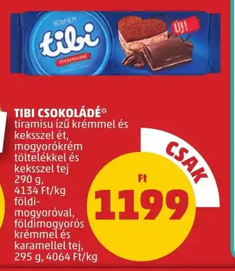 PENNY Tibi csokoládé ajánlat