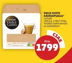 PENNY Dolce gusto kávékapszula ajánlat