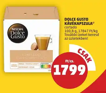 PENNY Dolce gusto kávékapszula ajánlat