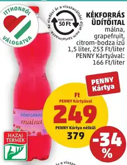 PENNY Kékforrás üdítőital ajánlat