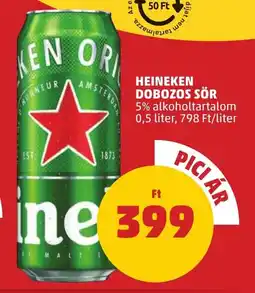 PENNY Heineken dobozos sör ajánlat