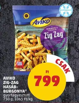 PENNY Aviko zig-zag hasáb- burgonya ajánlat