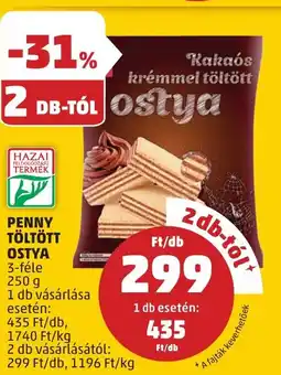 PENNY Penny töltött ostya ajánlat