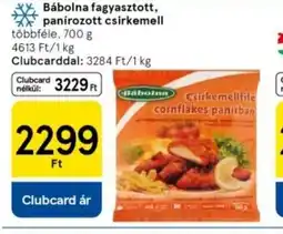 Tesco Bábolna fagyasztott, panírozott csirkemell ajánlat