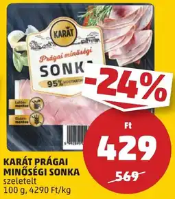 PENNY Karát prágai minőségi sonka ajánlat