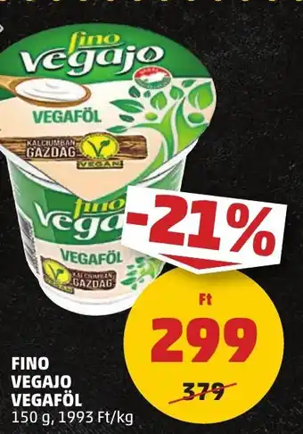 PENNY Fino vegajo vegaföl ajánlat