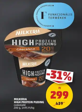 PENNY Milkeria High Protein puding ajánlat