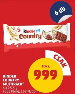 PENNY Kinder Country multipack ajánlat