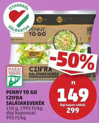 PENNY Penny To Go Czifra salátakeverék ajánlat