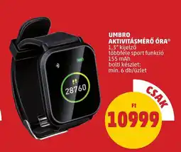 Umbro aktivitásmérő óra