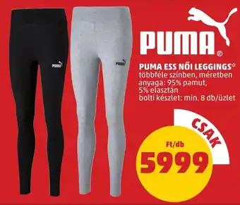 PENNY Puma ess női leggings ajánlat