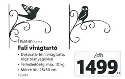 Lidl LIVARNO home Fali virágtartó ajánlat