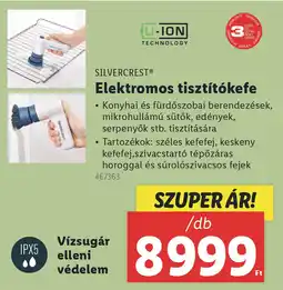 Lidl SILVERCREST Elektromos tisztítókefe ajánlat