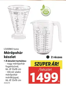 Lidl LIVARNO home Mérőpohár készlet ajánlat